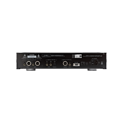 MOON 260D CD-Transport mit DAC Rückansicht schwarz