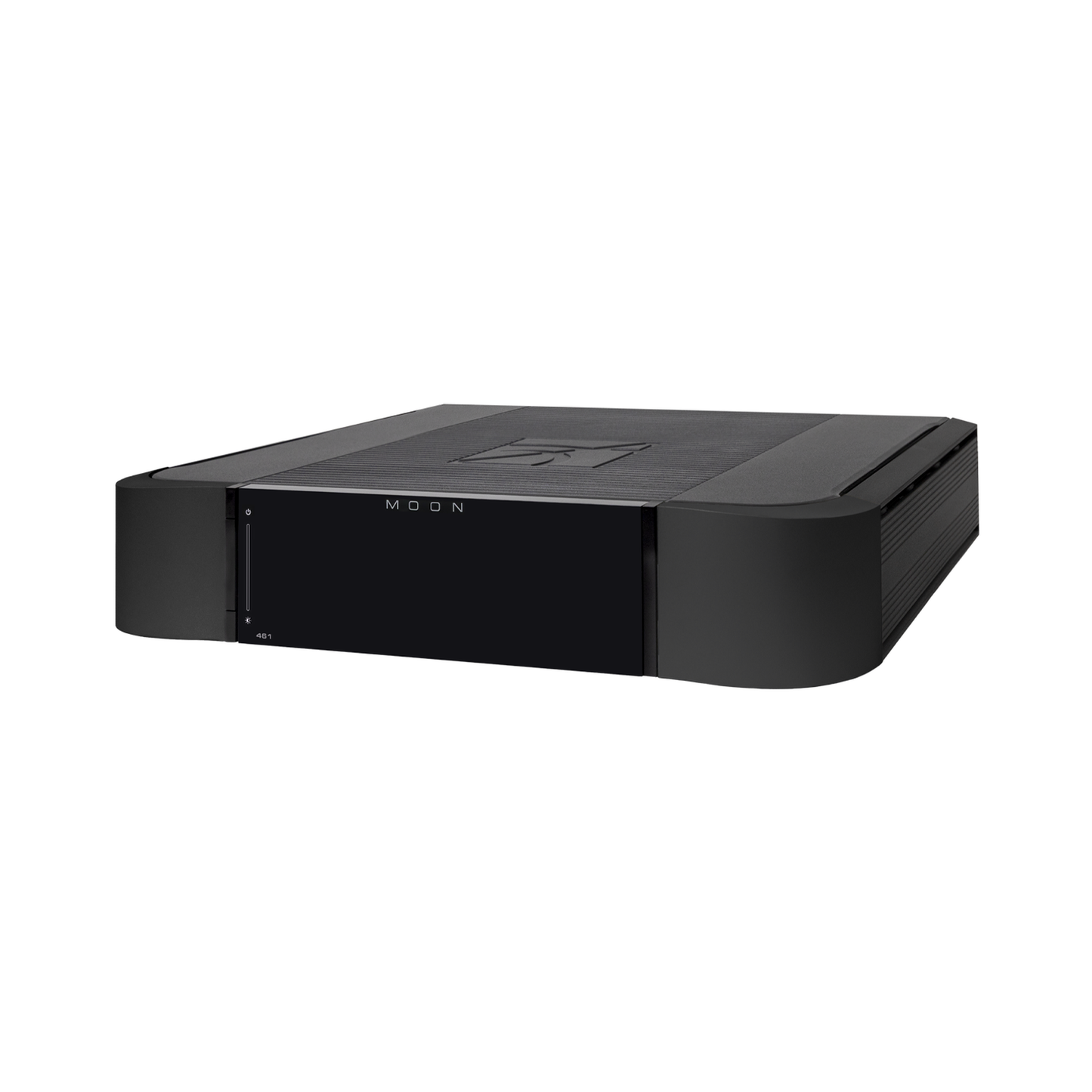 MOON 461 Stereo-Endstufe Compass Frontansicht schwarz