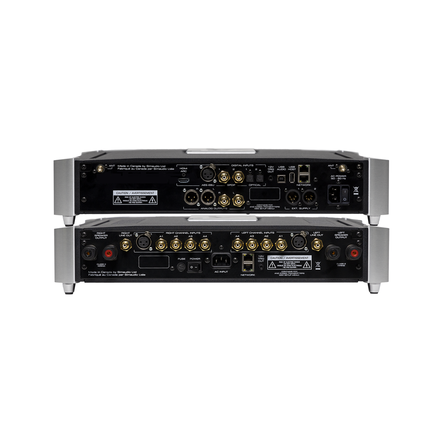 MOON 641 + 681 HiFi-Set Rückansicht north collection