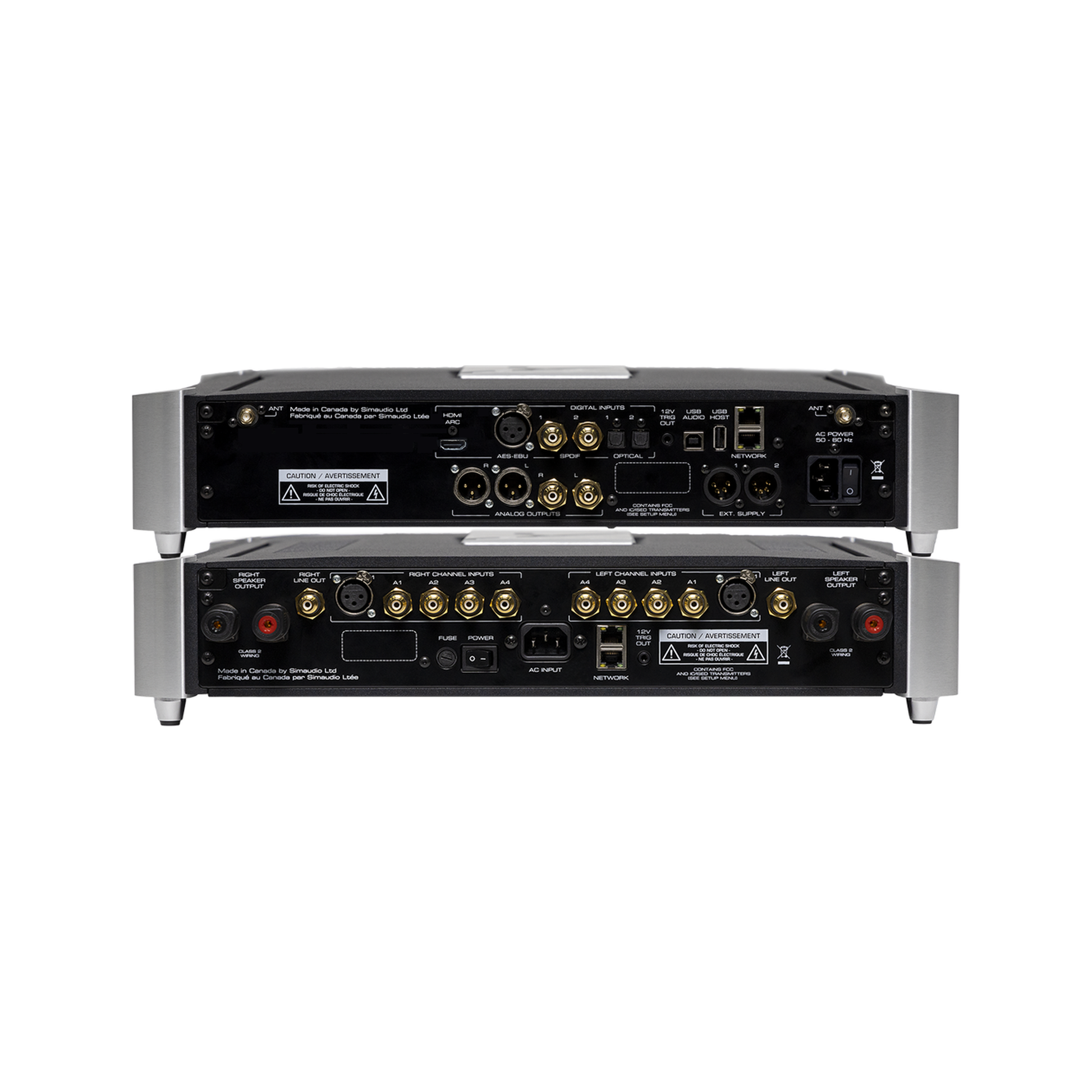MOON 641 + 681 HiFi-Set Rückansicht north collection