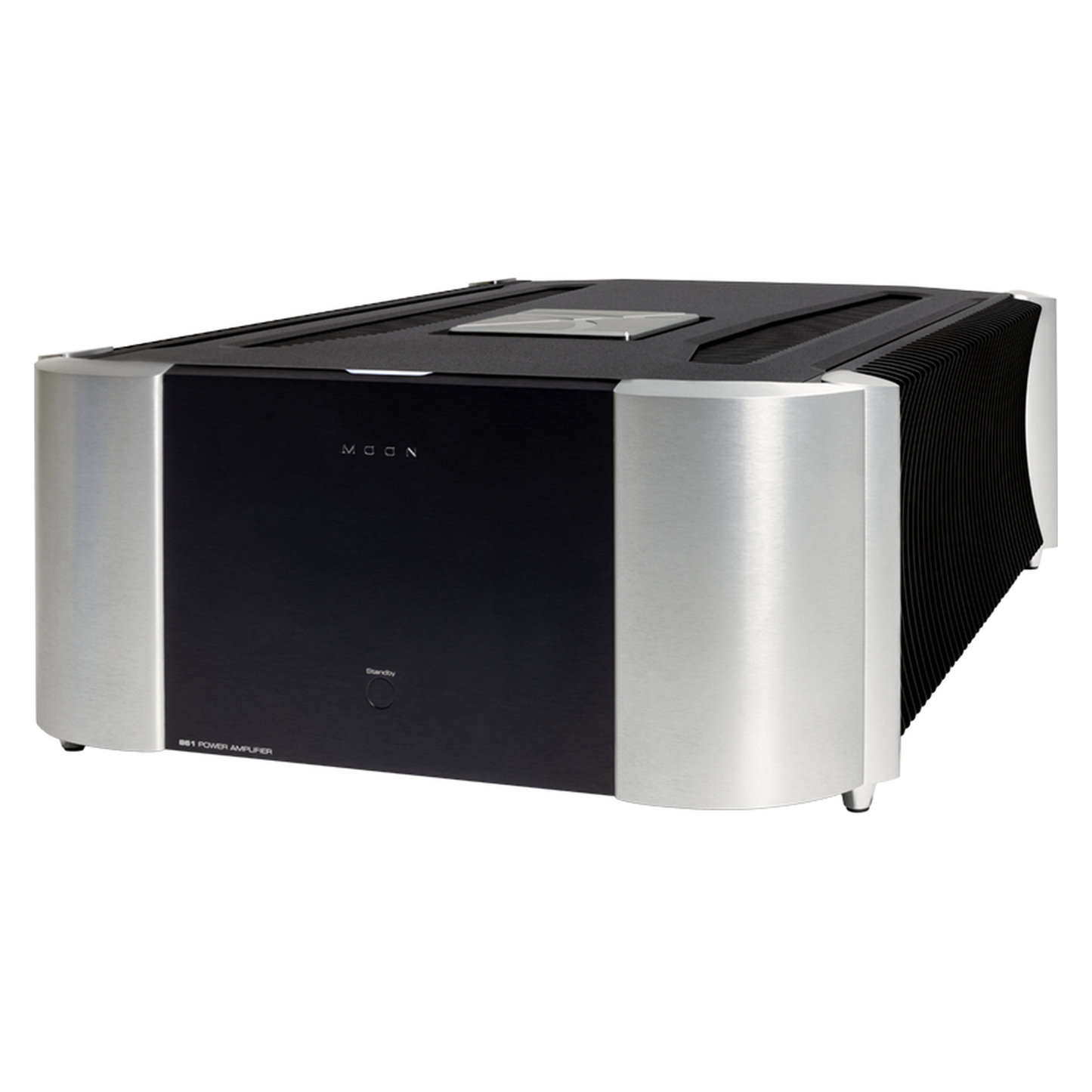 MOON 861 Stereo-Endstufe Frontansicht 3 north collection im Set mit 891