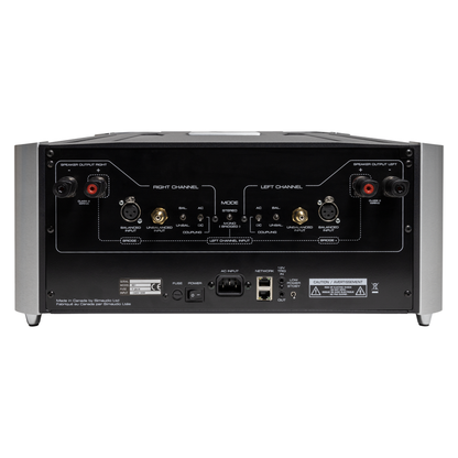 MOON 861 Stereo-Endstufe Rückansicht 3 north collection im Set mit 891