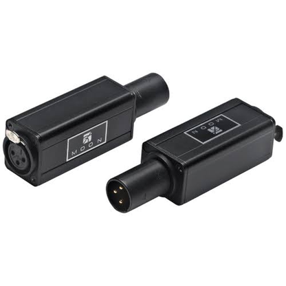 MOON XLR-DC-Filter Paar Frontansicht
