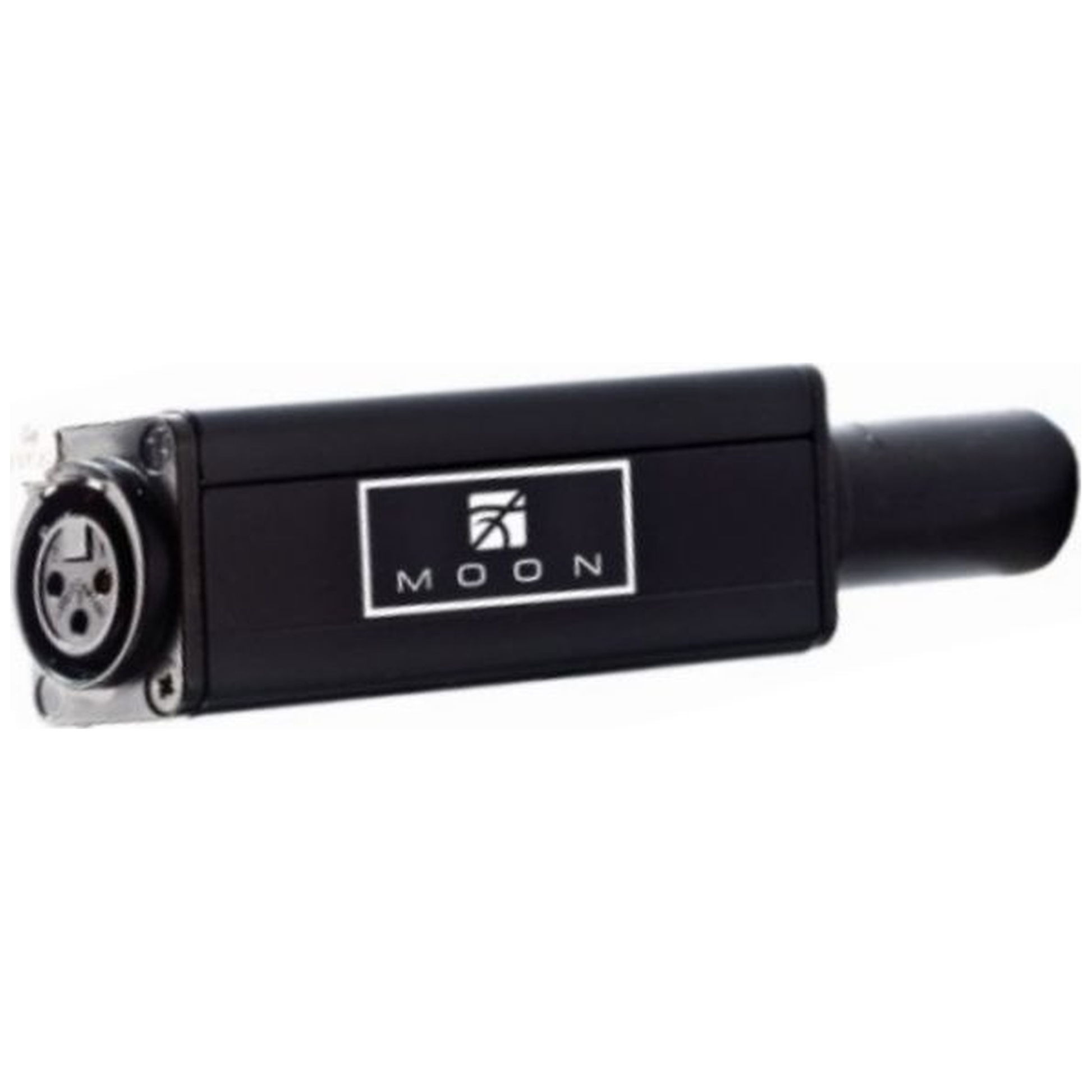 MOON XLR-DC-Filter Paar Schrägansicht