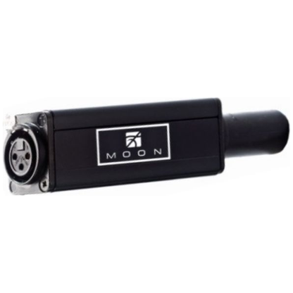 MOON XLR-DC-Filter Paar Schrägansicht