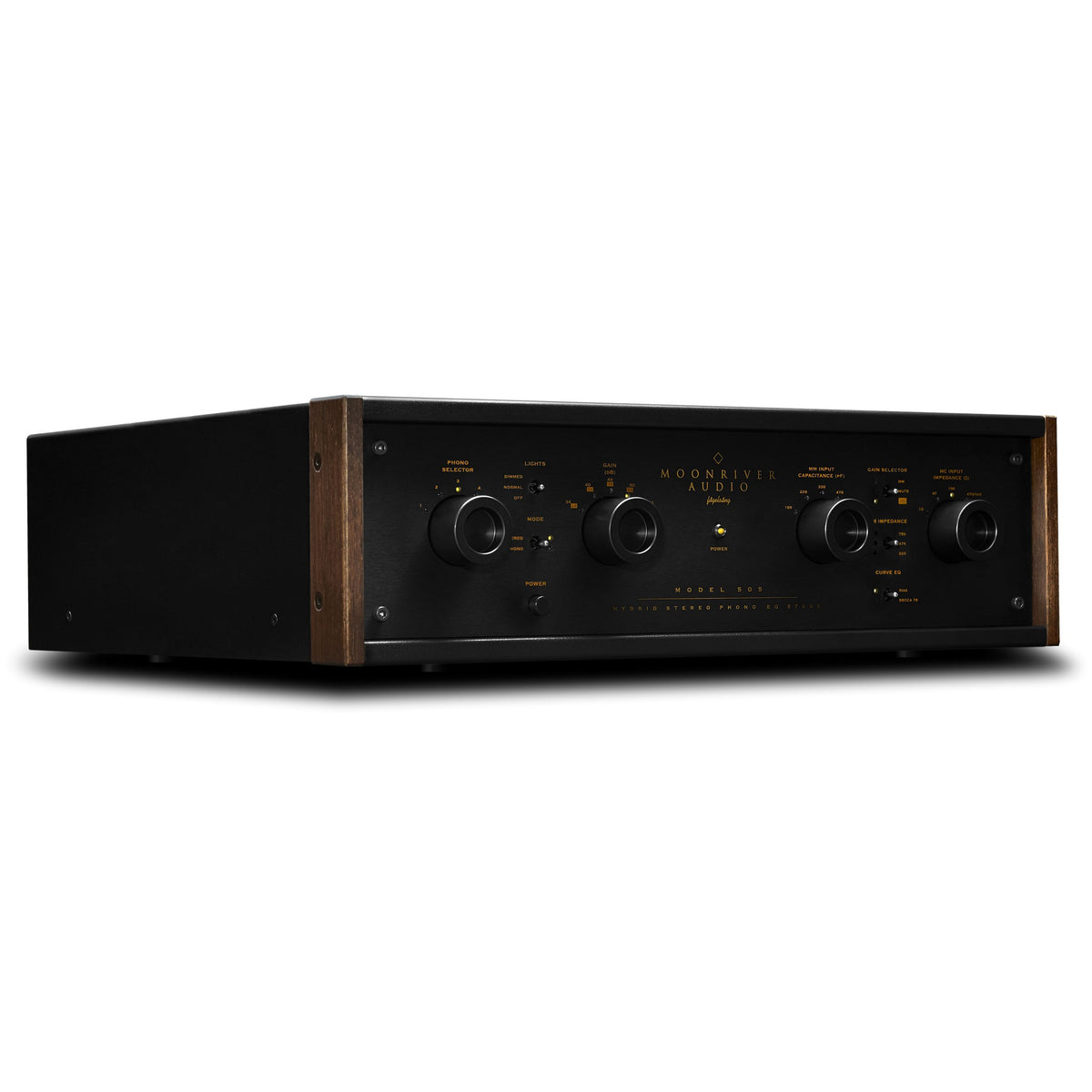 Moonriver 505 Hybrid-Phono-Vorverstärker Seitenansicht