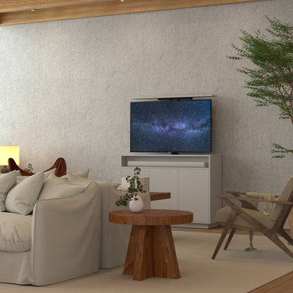 Multibrackets 4691 AV-Cabinet TV-Lift 65 Zoll Weiss Lifestyle, Wohnzimmer, Möbel hinter dem Couchtisch