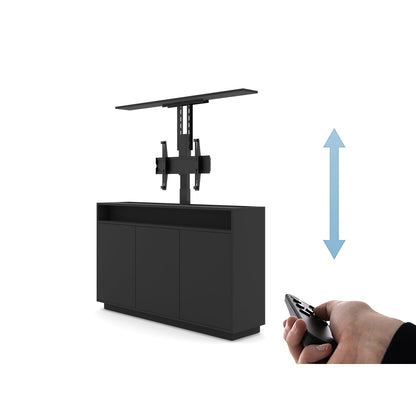 Multibrackets 4714 AV-Cabinet TV-Lift 65 Zoll Schwarz Fernbedienung, Bedienung des Lifts per Handsender