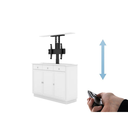 Multibrackets 5889 AV-Cabinet TV-Lift 55 Zoll Classic Weiss Fernbedienung, Bedienung des Lifts per Handsender
