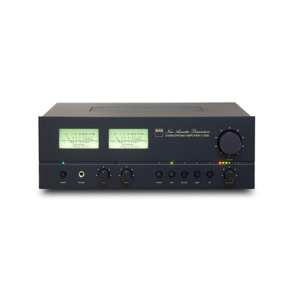 NAD C3030 Stereo-Vollverstärker mit Phono VU-Meter Retro-Design Frontansicht