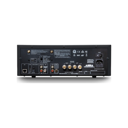 NAD C3030S Streaming-Vollverstärker Rückansicht mit HDMI eARC, Phono- und Line-Eingängen