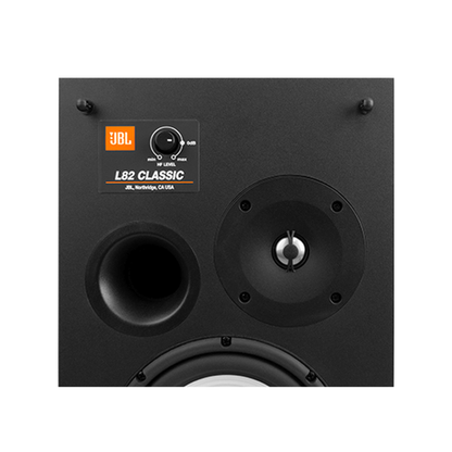 NAD C3050 + JBL L82 MKII HiFi-Set, Blue Detailansicht Hochtöner Mitteltöner und Pegelregler