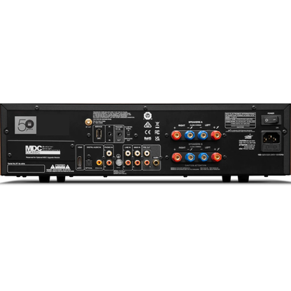 NAD C3050 + JBL L82 MKII HiFi-Set, Blue Anschlussfeld Vollverstärker mit HDMI eARC Phono und Lautsprecherklemmen