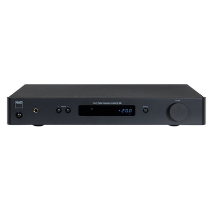 NAD C328 Stereo-Vollverstärker 2x50W HybridDigital Frontansicht schwarz