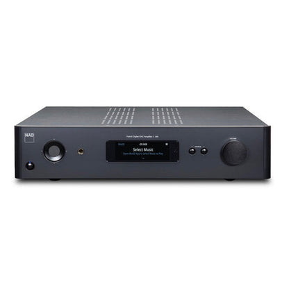 NAD C389 Vollverstärker Frontansicht mit ESS-DAC und BluOS-Display