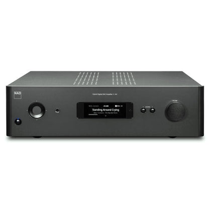 NAD C399 Vollverstärker Frontansicht mit Display und Lautstärkeregler