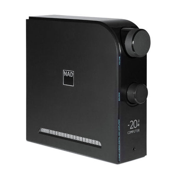NAD D3045 Digital-Vollverstärker Frontansicht mit HDMI- und DAC-Eingängen