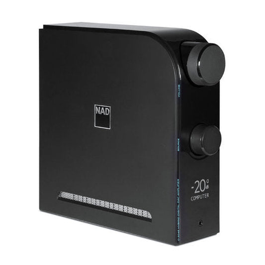 NAD D3045 Digital-Vollverstärker Frontansicht mit HDMI- und DAC-Eingängen