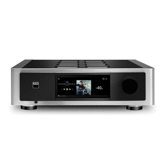 NAD M66 BluOS Streaming-Vorverstärker & DAC Frontansicht