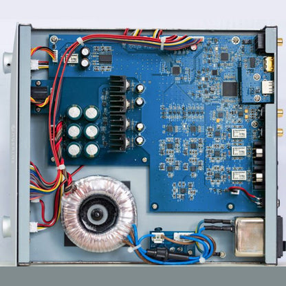 NuPrime DAC-9X D/A-Wandler mit Vorstufe Detailansicht des Innenaufbaus