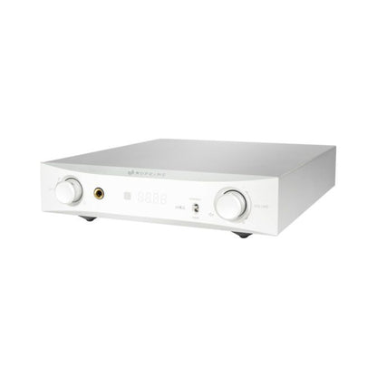 NuPrime DAC-9X D/A-Wandler mit Vorstufe Frontansicht mit Gehäuseoberseite