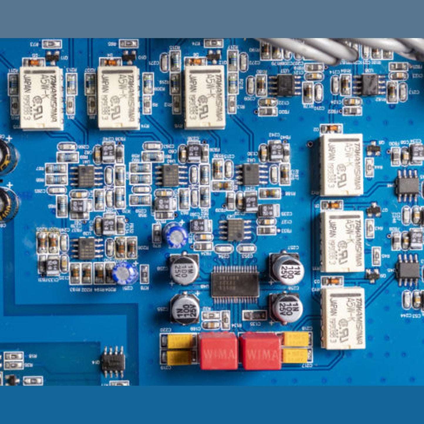 NuPrime Evolution DAC-2 D/A-Wandler Detailansicht der Ausgangsstufe mit MUSES-Operationsverstärkern