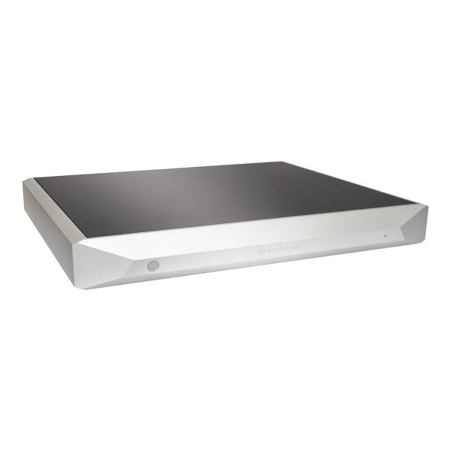 NuPrime Evolution TWO-SE Mono-Endstufe Schrägansicht in Silber