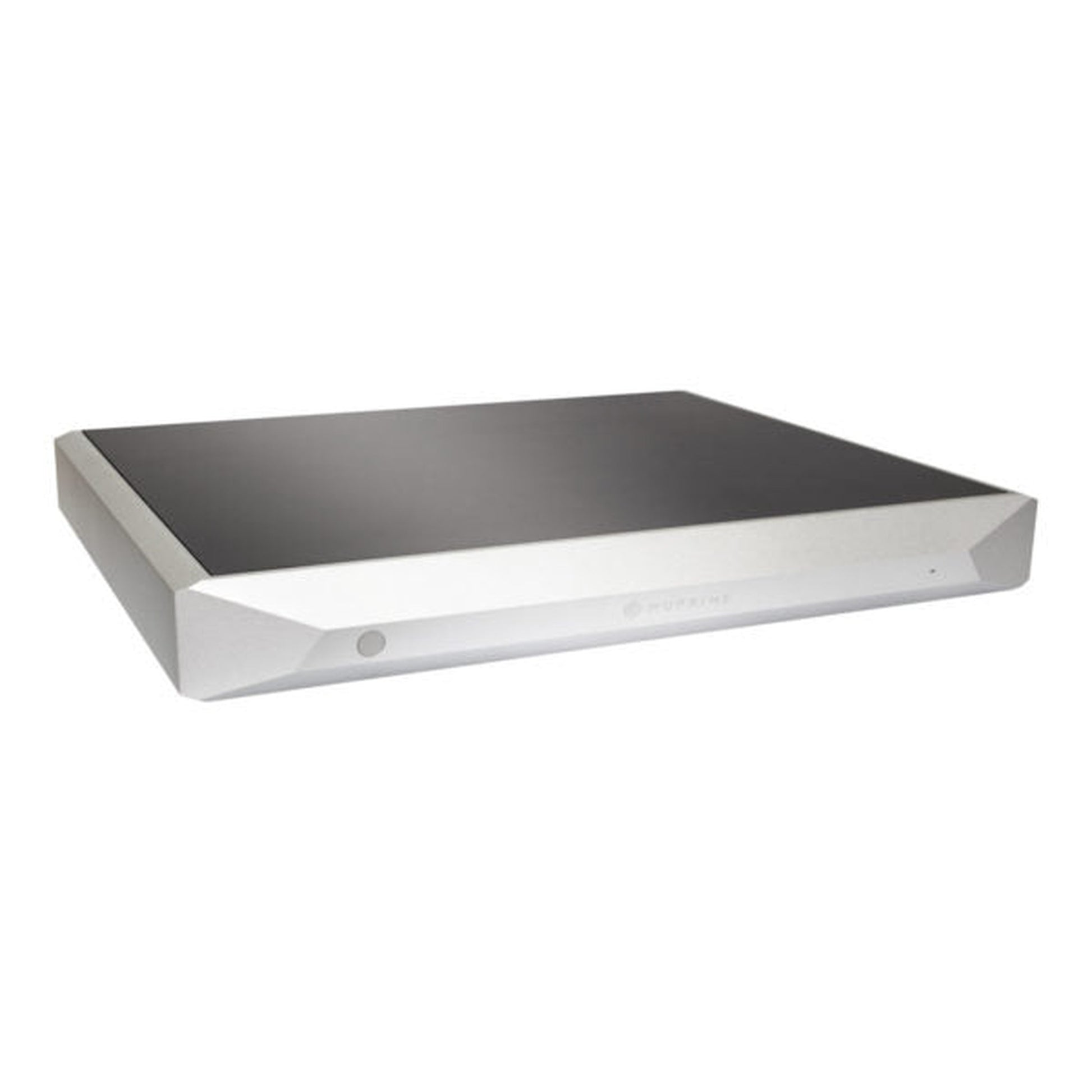 NuPrime Evolution TWO-SE Mono-Endstufe Schrägansicht in Silber