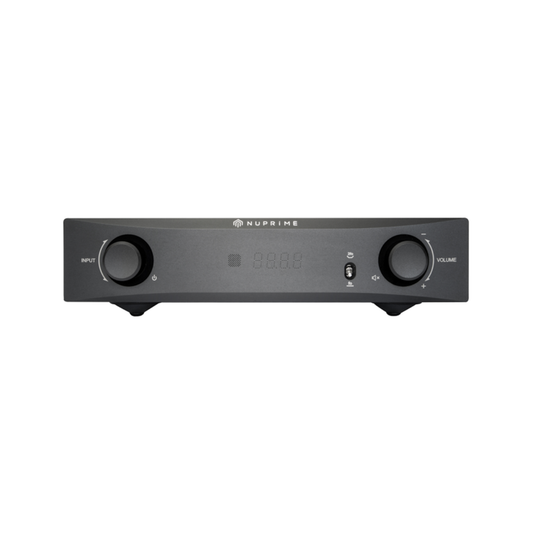 NuPrime IA-9XG GaN-Vollverstärker mit Phono Frontansicht