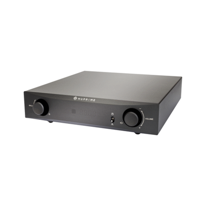 NuPrime IA-9XG GaN-Vollverstärker mit Phono Schrägansicht