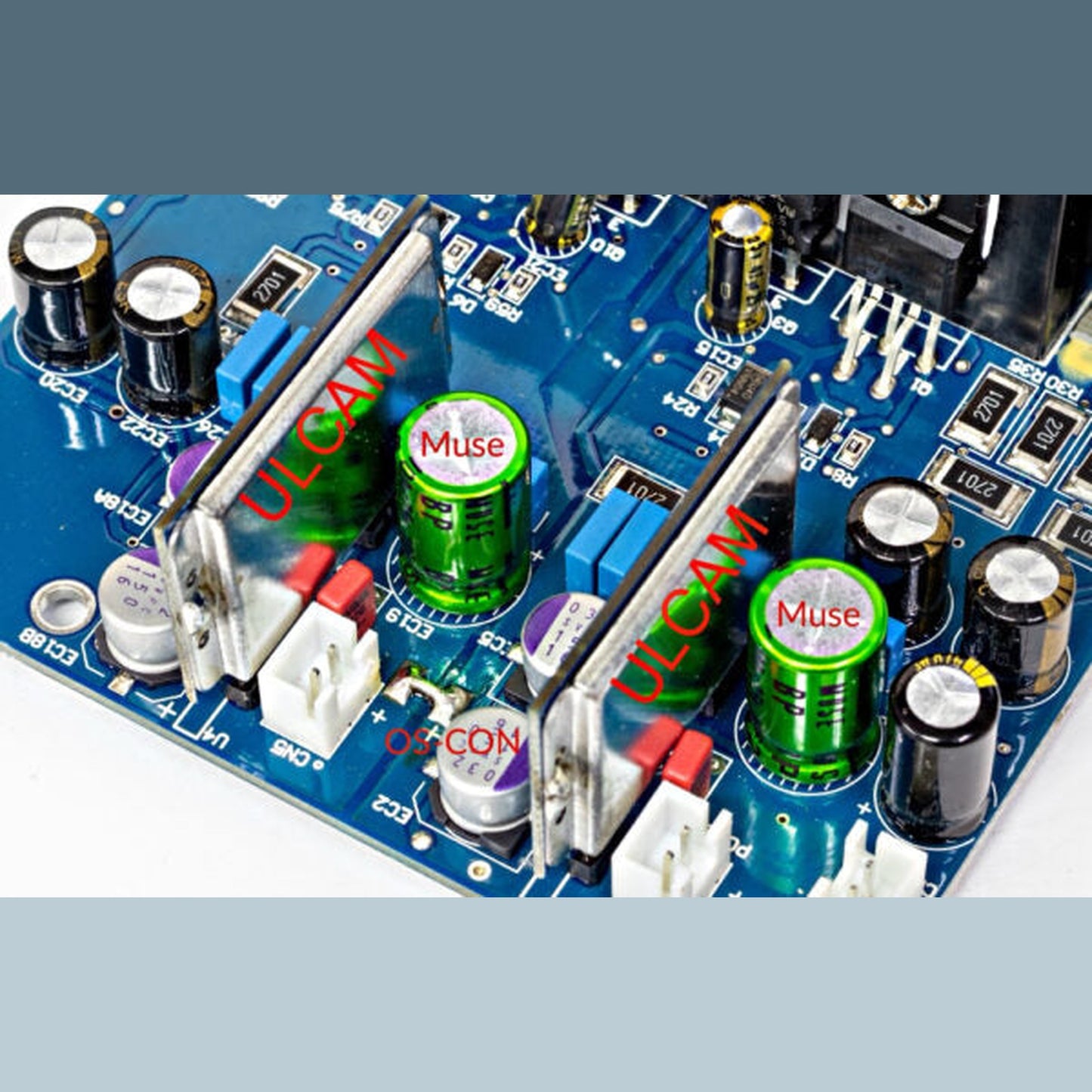 NuPrime IDA-9 Digital-Vollverstärker Detailansicht der ULCAM-Verstärkerstufe