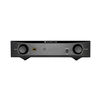 NuPrime PRA-9X Vorverstärker mit Phono Frontansicht in Schwarz