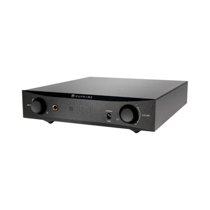 NuPrime PRA-9X Vorverstärker mit Phono Schrägansicht in Schwarz (2)