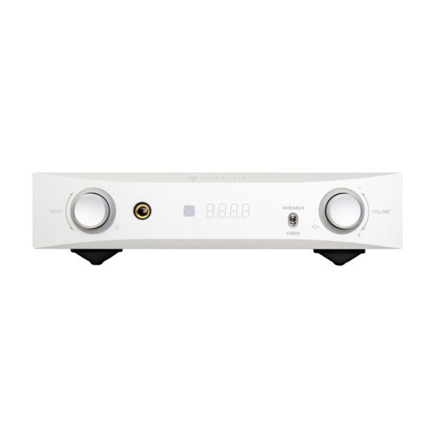 NuPrime PRA-9X Vorverstärker mit Phono Frontansicht in Silber