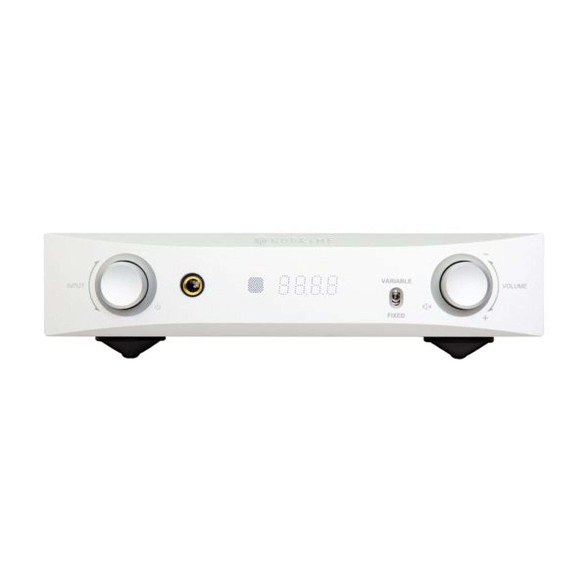 NuPrime PRA-9X Vorverstärker mit Phono Frontansicht in Silber