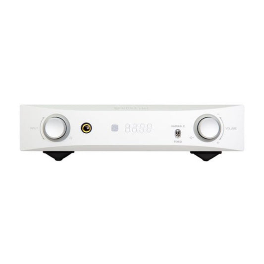 NuPrime PRA-9X Vorverstärker mit Phono Frontansicht in Silber