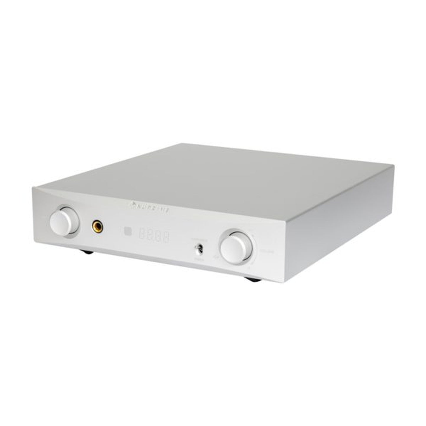 NuPrime PRA-9X Vorverstärker mit Phono Schrägansicht in Silber (2)