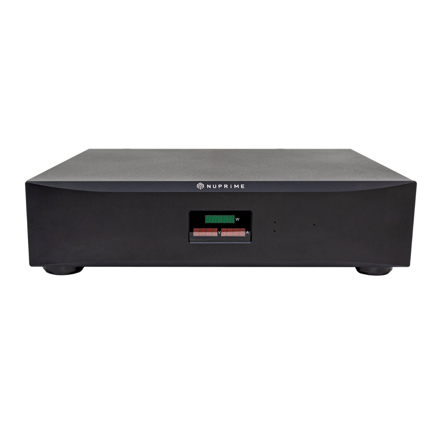 NuPrime Pure AC-6 Netzfilter-Steckdosenleiste Frontansicht mit Gehäuseoberseite