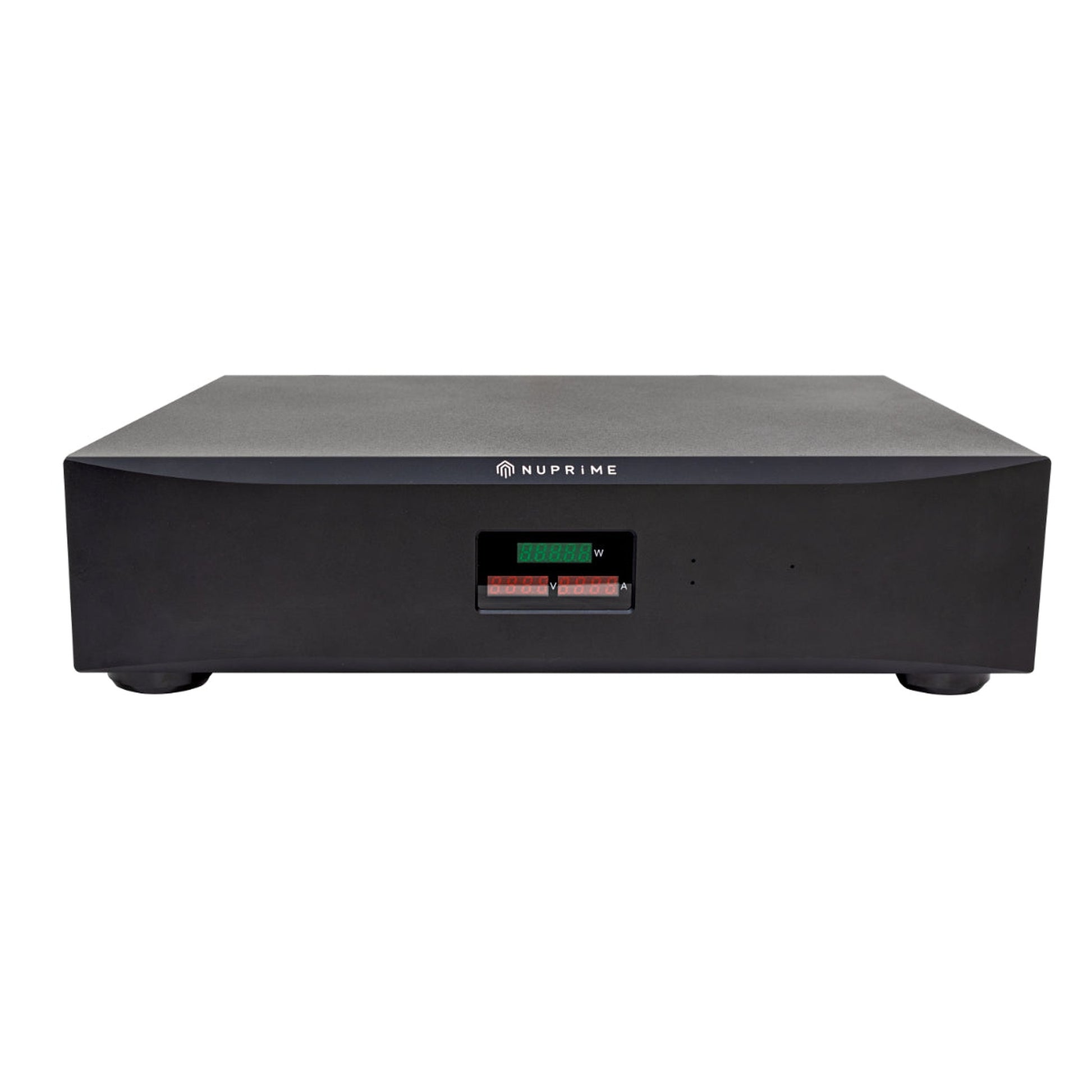 NuPrime Pure AC-6 Netzfilter-Steckdosenleiste Frontansicht mit Gehäuseoberseite