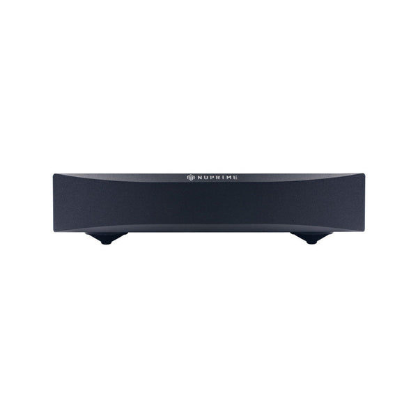 NuPrime STA-9X Stereo-Endstufe Frontansicht in Schwarz