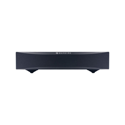 NuPrime STA-9X Stereo-Endstufe Frontansicht in Schwarz