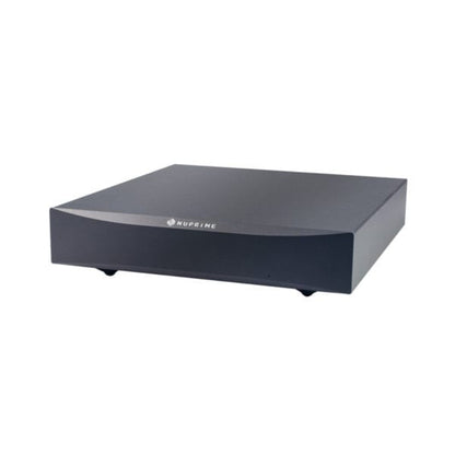 NuPrime STA-9X Stereo-Endstufe Schrägansicht in Schwarz