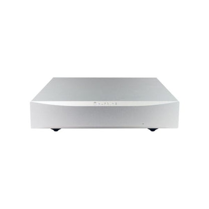 NuPrime STA-9X Stereo-Endstufe Frontansicht in Silber