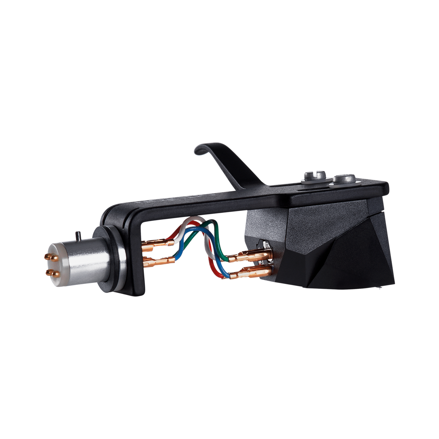 Ortofon 2M Black Premounted MM-Tonabnehmer mit SH-4 Headshell Rückansicht