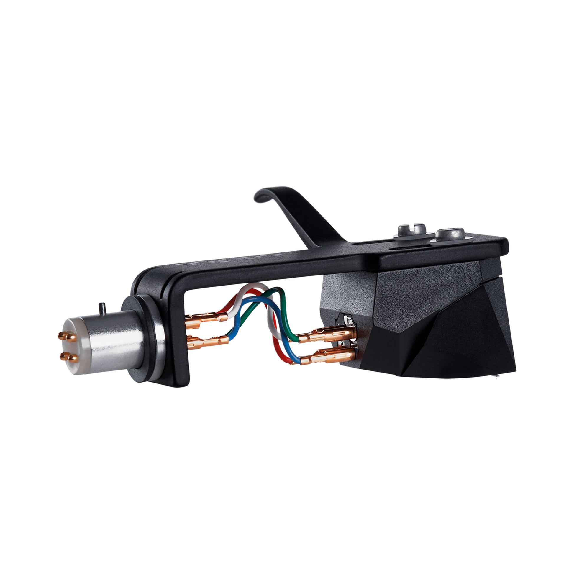 Ortofon 2M Black Premounted MM-Tonabnehmer mit SH-4 Headshell Rückansicht
