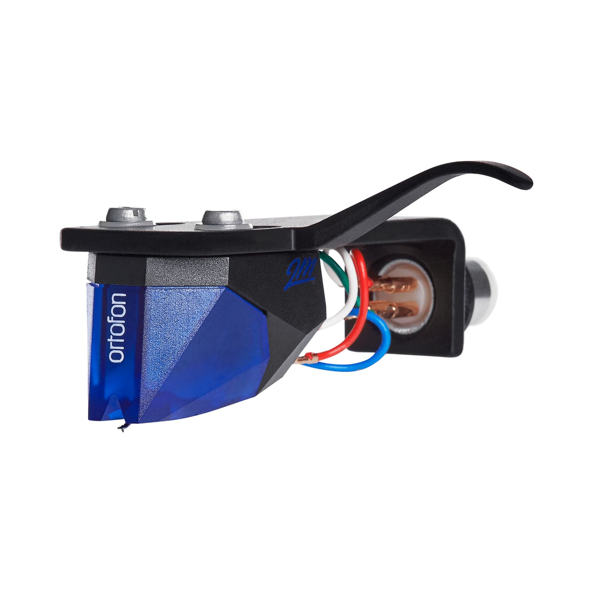 Ortofon 2M Blue Premounted MM-Tonabnehmer vormontiert Seitenansicht links