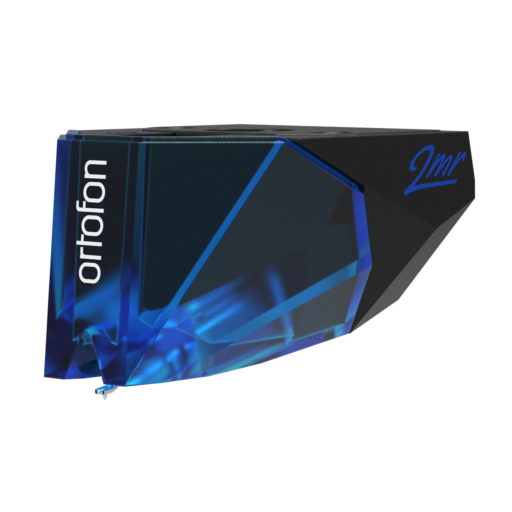 Ortofon 2MR Blue MM-Tonabnehmer für Rega Tonarme Perspektivansicht links