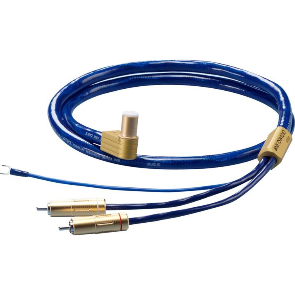 Ortofon 6NX-TSW 1010 L RCA-5P abgewinkelt Kabel Frontansicht
