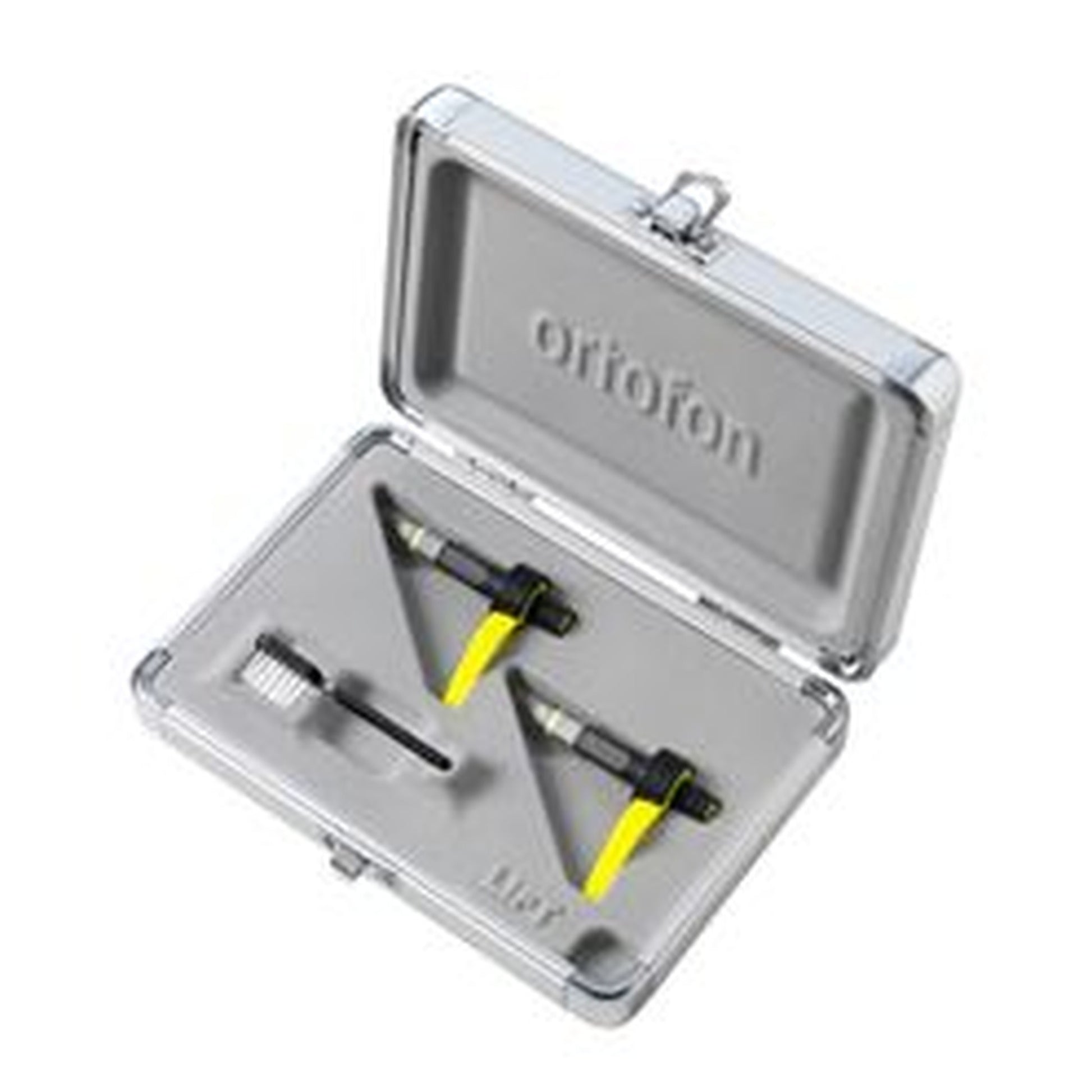 Ortofon Concorde MKII Club Twin-Set DJ-Tonabnehmer Lieferumfang mit zwei Systemen im Flightcase