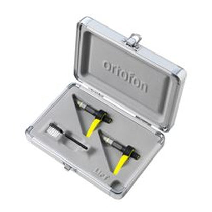 Ortofon Concorde MKII Club Twin-Set DJ-Tonabnehmer Lieferumfang mit zwei Systemen im Flightcase